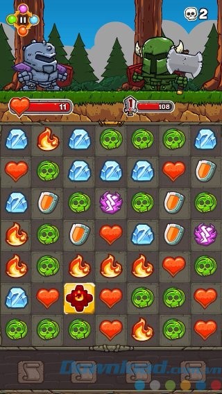 Nối hình tạo combo