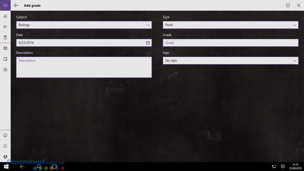 Thêm điểm số mới