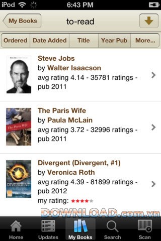 Goodreads for iOS