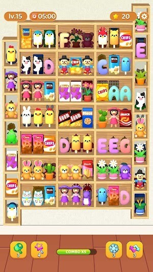 Chơi game theo cơ chế match-3 đơn giản nhưng đầy thách thức