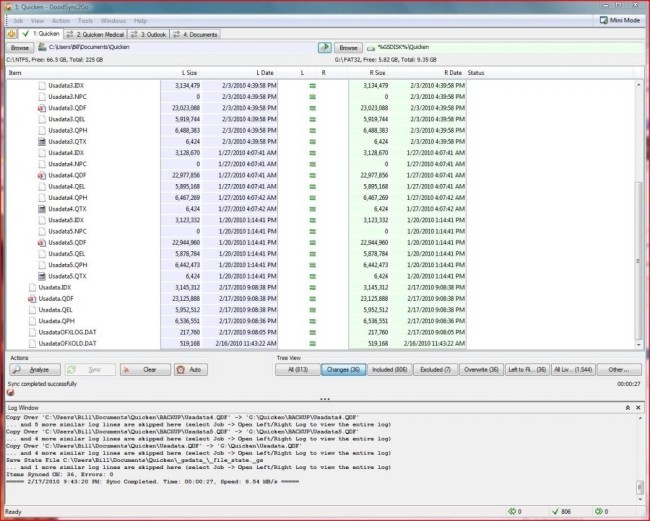 GoodSync2Go cho Windows