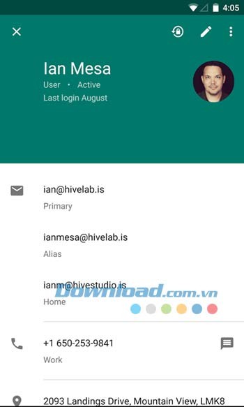 Google Admin quản lý thông tin người dùng