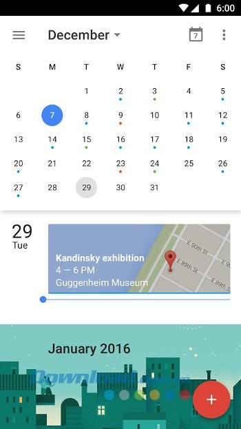 Google Calendar - ứng dụng lịch đẹp cho Android