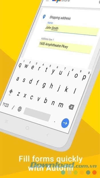 Điền Form nhanh hơn với tính năng Autofill của Google Chrome trên Android