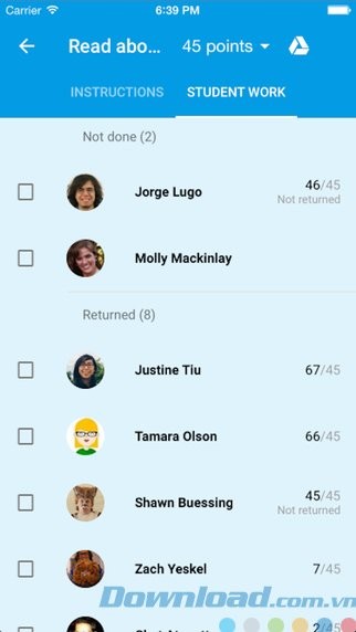 Quản lý học viên và bài luận