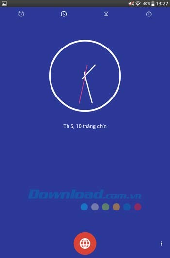 Google Clock hỗ trợ 2 kiểu đồng hồ