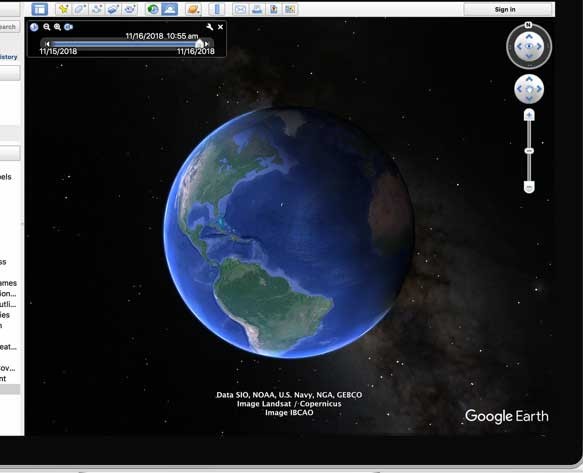 Cập nhật Google Earth Pro mới nhất