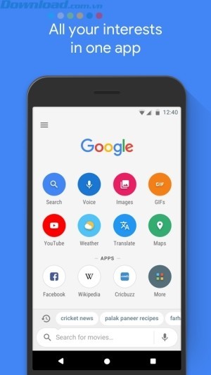 Google Go là phiên bản rút gọn nhưng đầy đủ thứ bạn cần