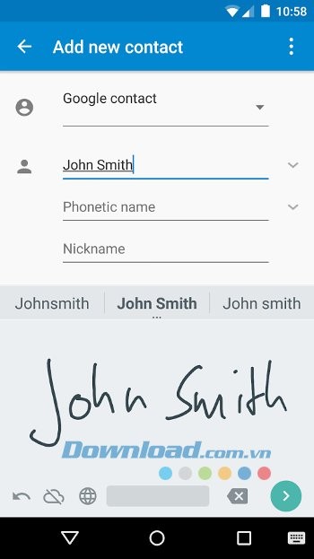 Nhận diện chữ viết tay chính xác