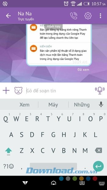 Giao diện bàn phím Google Keyboard