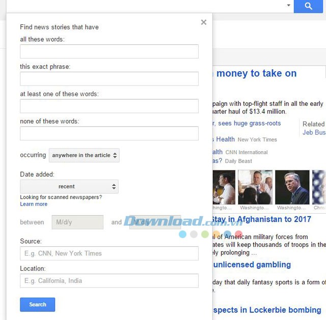 Tìm kiếm bài báo