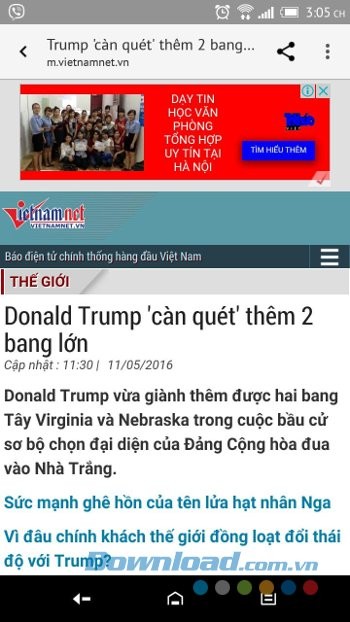 Đọc báo trên Google News & Weather
