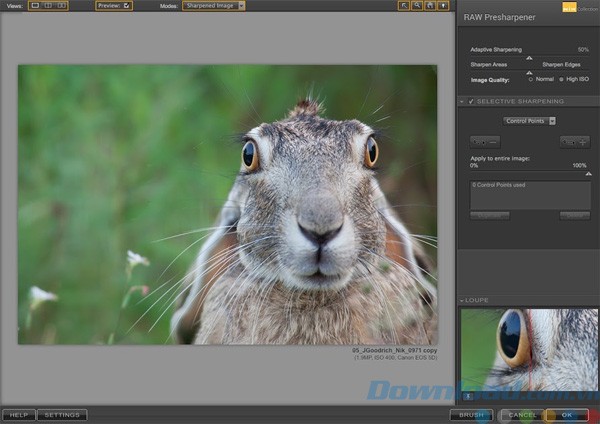 Giao diện của Sharpener Pro