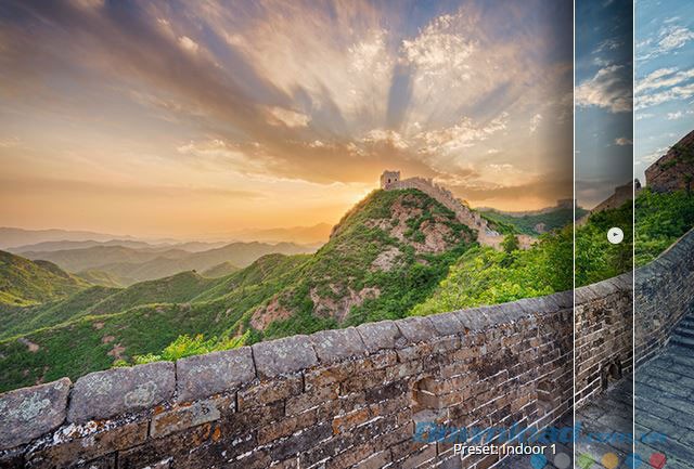 Hiệu ứng màu indoor cho ảnh