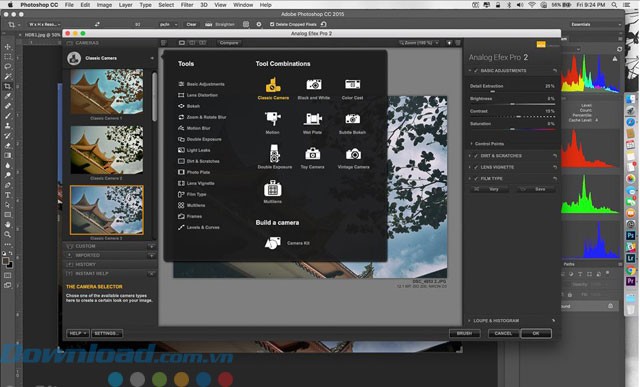 Giả lập màu từ máy ảnh quang học