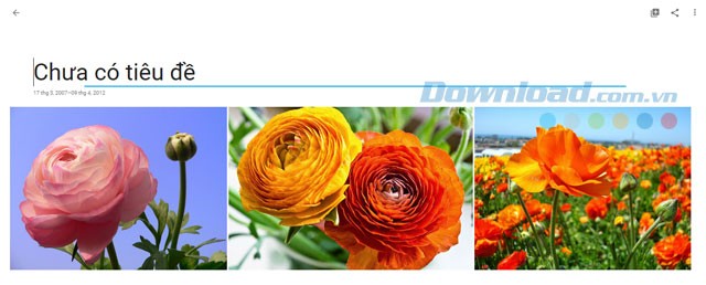 Tạo album ảnh trong Google Photos trên web