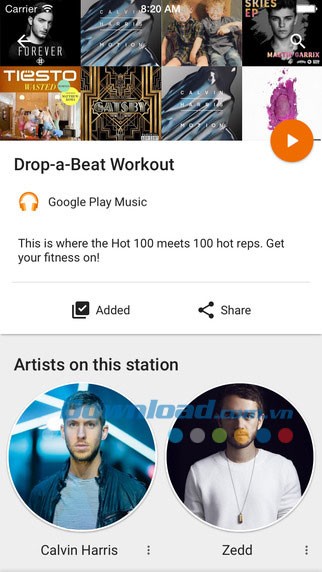Khám phá nghệ sĩ yêu thích
