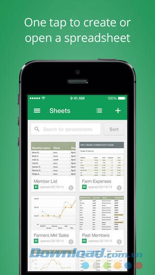 Google Sheets for iOS
