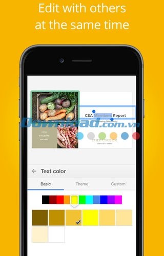 Chỉnh sửa slide phối hợp