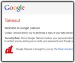 Google Takeout: Download Your Google Data