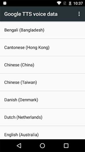 Google Text-to-speech tương thích với hầu hết các thiết bị