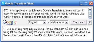 Google Translate Client