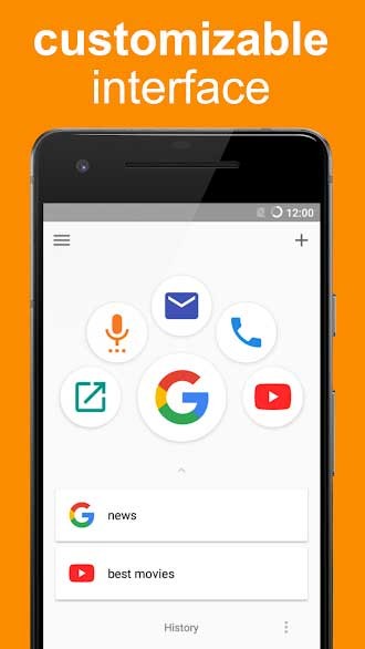 Giao diện Voice Search cho Android