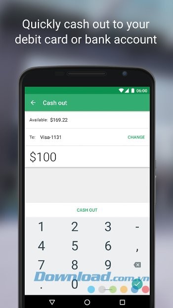 Rút tiền với Google Wallet
