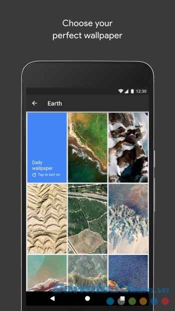 Làm mới điện thoại với kho hình nền phong phú của Google Wallpapers