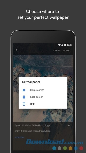 Cài đặt hình cho Home Screen hoặc Lock Screen