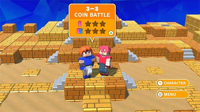 Có 3 chế độ chơi trong 90 đấu trường: Battle, Coin battle và Race