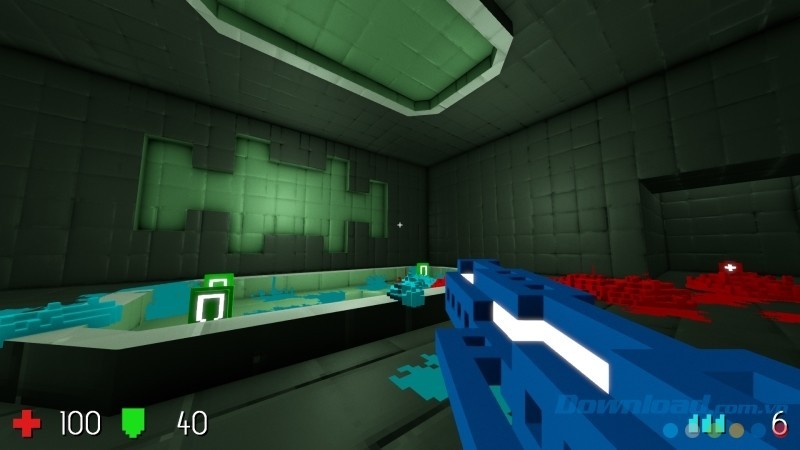 Giao diện chính của game bắn súng góc nhìn thứ nhất Gorescript cho máy tính