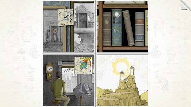 Nhiệm vụ của bạn là sắp xếp 4 bức tranh bức để tạo thành khung cảnh hoàn chỉnh