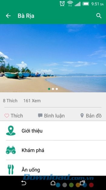 Xem thông tin về từng địa điểm trên Gowdee