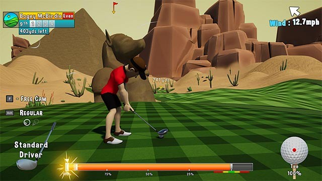Gowf: A Golf Adventure là game mô phỏng đánh gôn cổ điển với lối chơi đa dạng