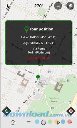 Xem địa điểm hiện tại