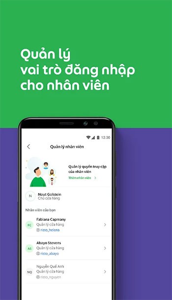 Quản lý vai trò đăng nhập