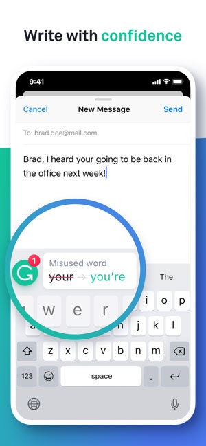 Grammarly for iOS giúp cải thiện kỹ năng viết tiếng Anh