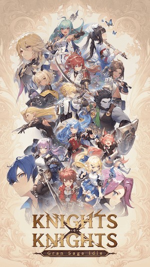 Gran Saga Idle cho bạn tập hợp các hiệp sĩ mạnh mẽ và cùng nhau chiến đấu