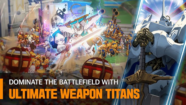 Thống trị chiến trường với các Titan được trang bị vũ khí độc đáo
