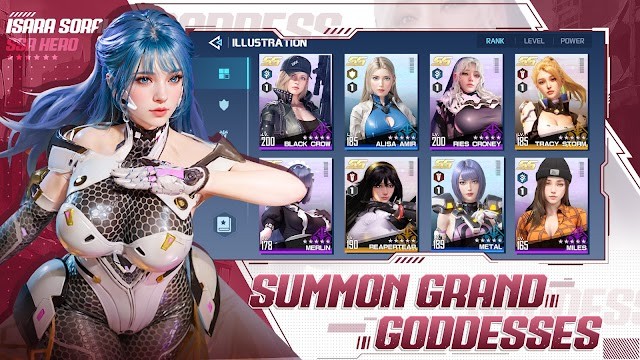 Triệu hồi các nữ thần mạnh mẽ chiến đấu cho bạn trong game Grand Goddess: Core Era