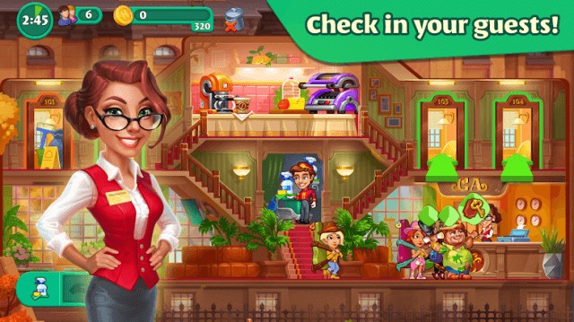 Xây dựng và quản lý khách sạn của bạn trong game Grand Hotel Mania