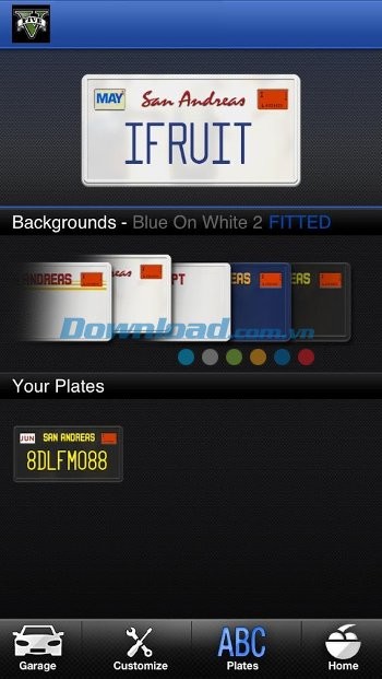 Các trang bị trong game Grand Theft Auto: iFruit cho Android