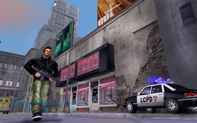 Sử dụng nhiều loại vũ khí khác nhau khi chơi game hành động Grand Theft Auto III cho Mac