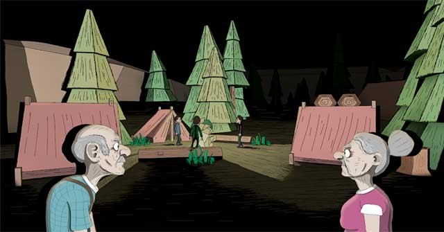 Vào vai ông bà nội và reo rắc nỗi kinh hoàng trong Grandpa And Granny Two Night Hunters