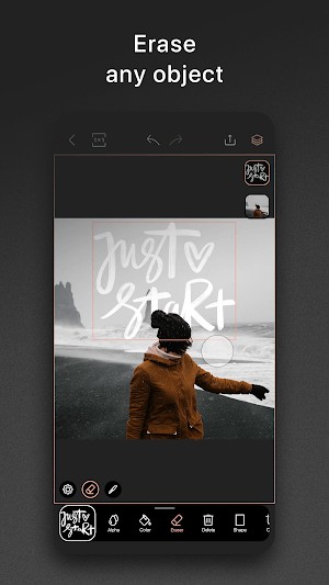 Xóa bất kỳ vật thể nào