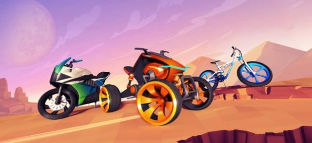Game đua xe cân bằng tuân theo nguyên tắc vật lý Gravity Rider Zero cho iOS