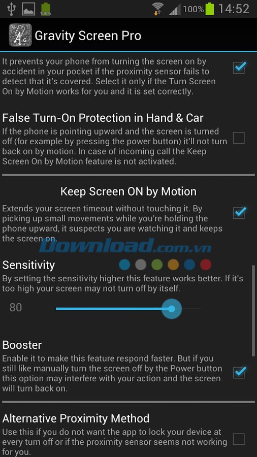 Gravity Screen for Android