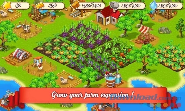 Great Happy Farm cho Android hiện thực hóa ước mơ làm chủ trang trại hạnh phúc của bạn