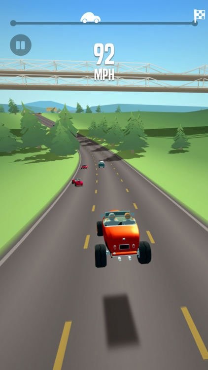 Game đua xe trên cung đường Route 66 huyền thoại